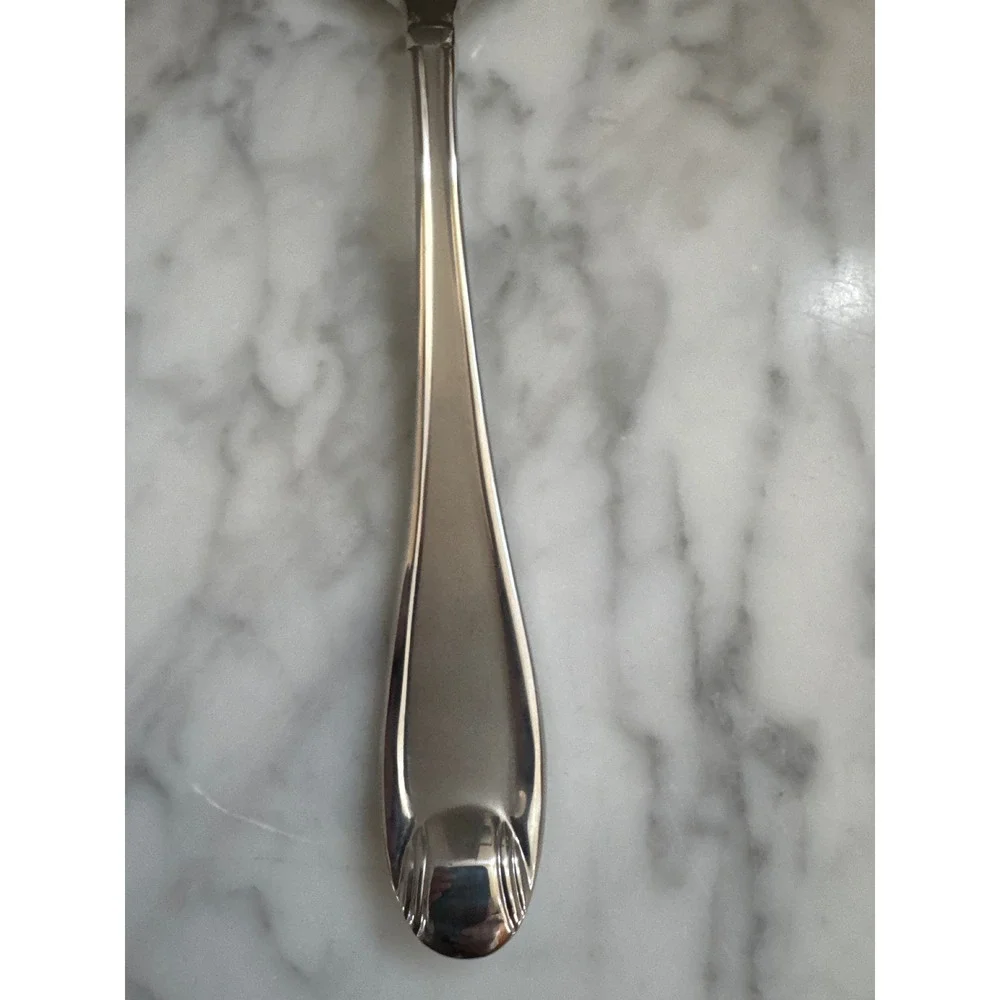 Oneida Garnet 18/10 Stainless Steel 5 Piece Hostess Serving Set Glossy Ridged